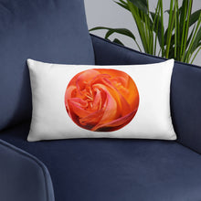 Orange Rose Pillow