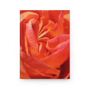Orange Rose - Hardcover Journal Matte