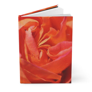 Orange Rose - Hardcover Journal Matte