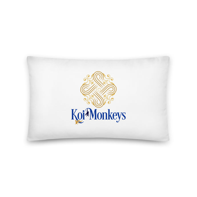 Koi Monkeys Accent Pillow
